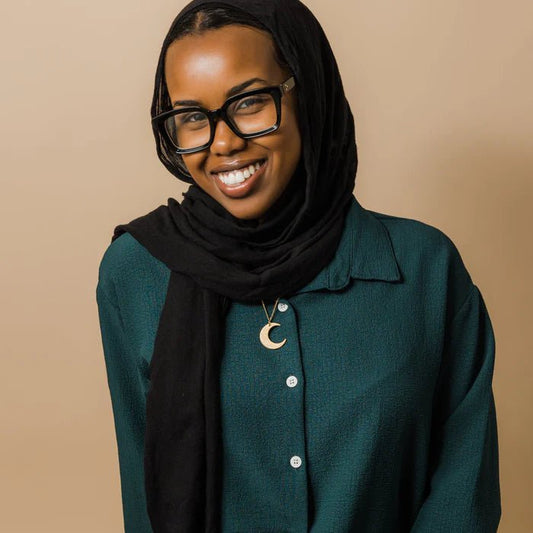 NUUR Moon Necklace β 18K Gold Plated, Non - Tarnish | Gift - Ready Islamic Jewelry - NUUR | Islamic Jewelry