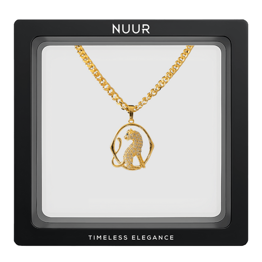 NUUR Royal Panther Necklace β 18K Gold Plated, Non - Tarnish | Gift - Ready Luxury Jewelry - NUUR | South Africa | Official Store