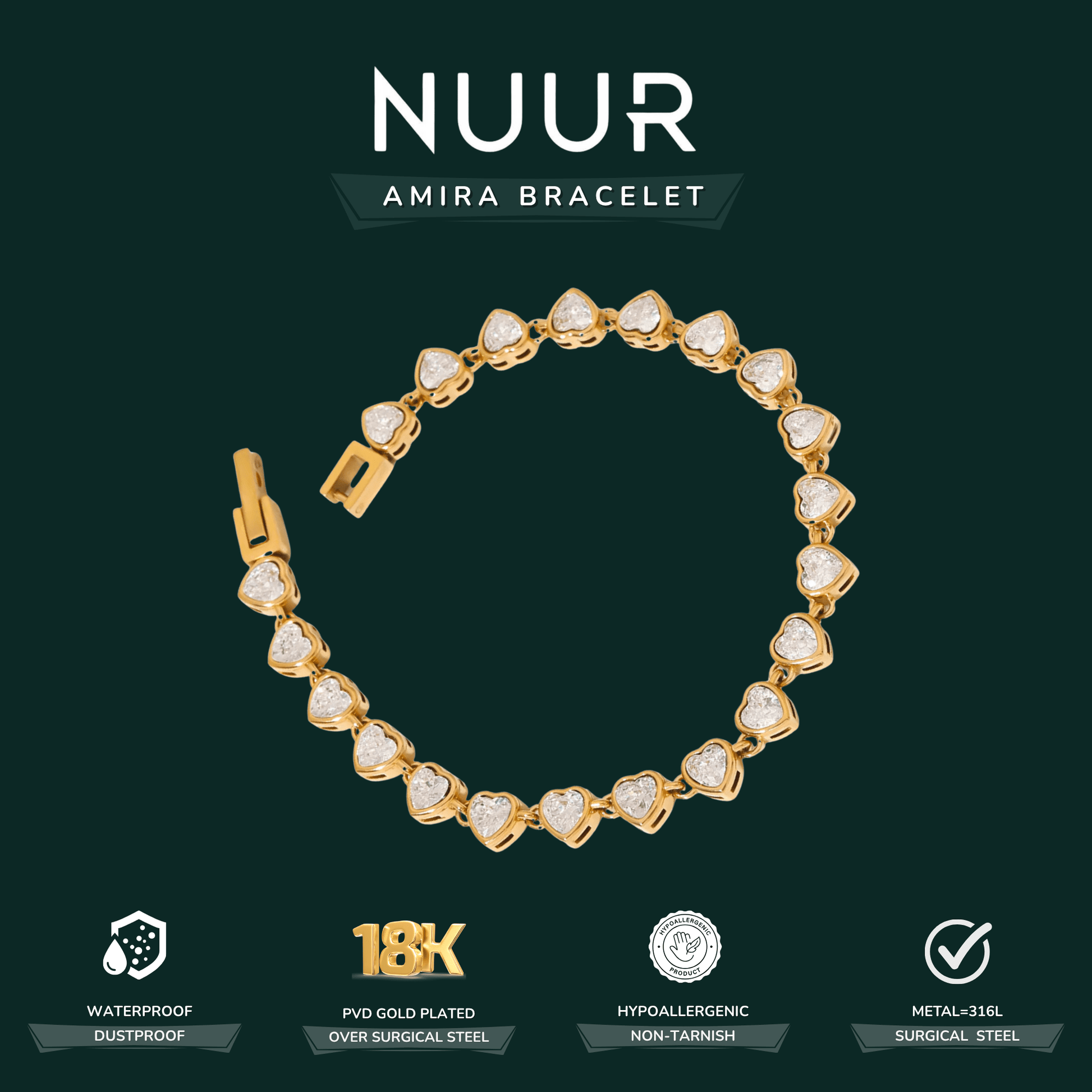 Amira Bracelet - NUUR | South Africa | Official Store