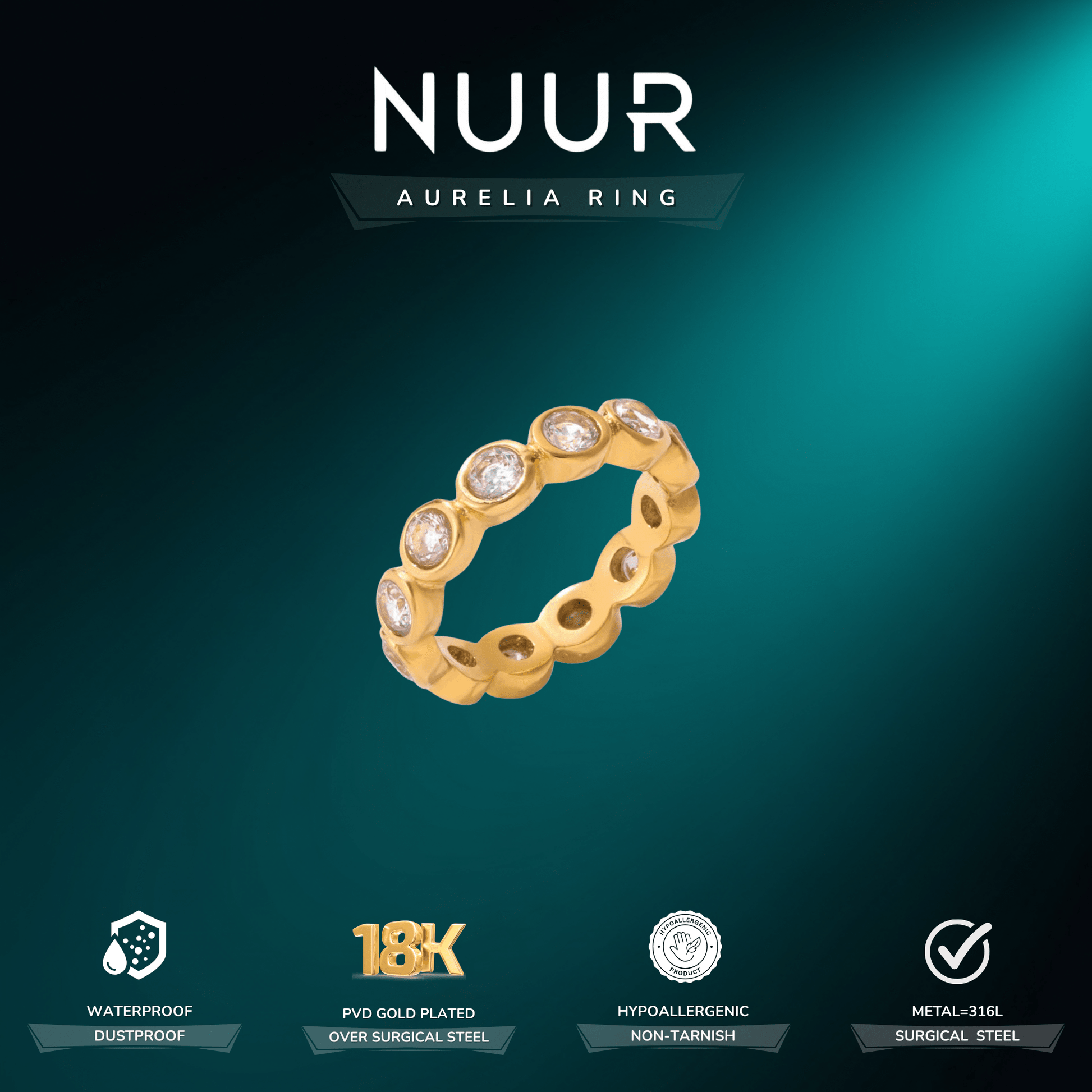 Aurelia Ring - NUUR | South Africa | Official Store