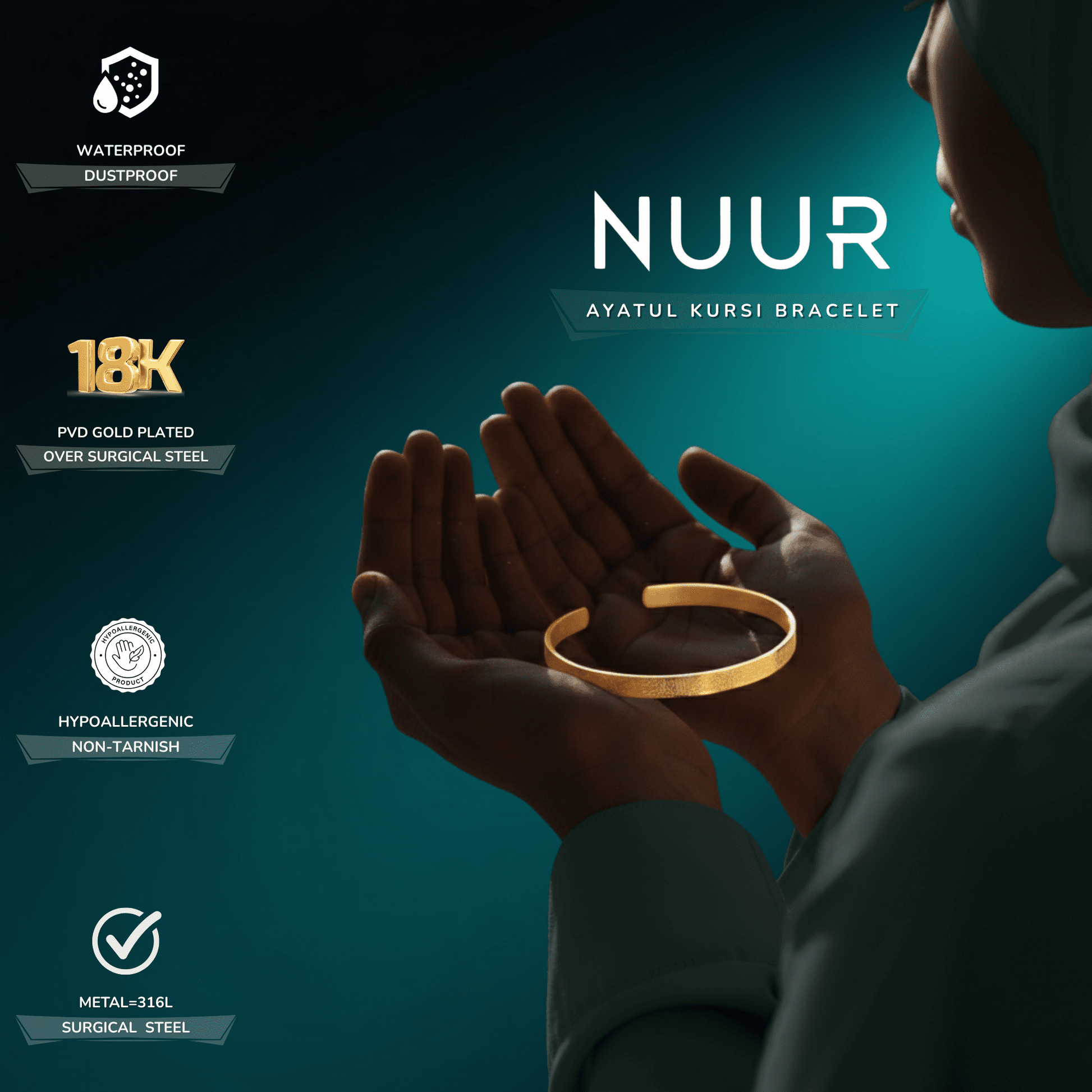 Ayatul Kursi Bracelet - NUUR | South Africa | Official Store