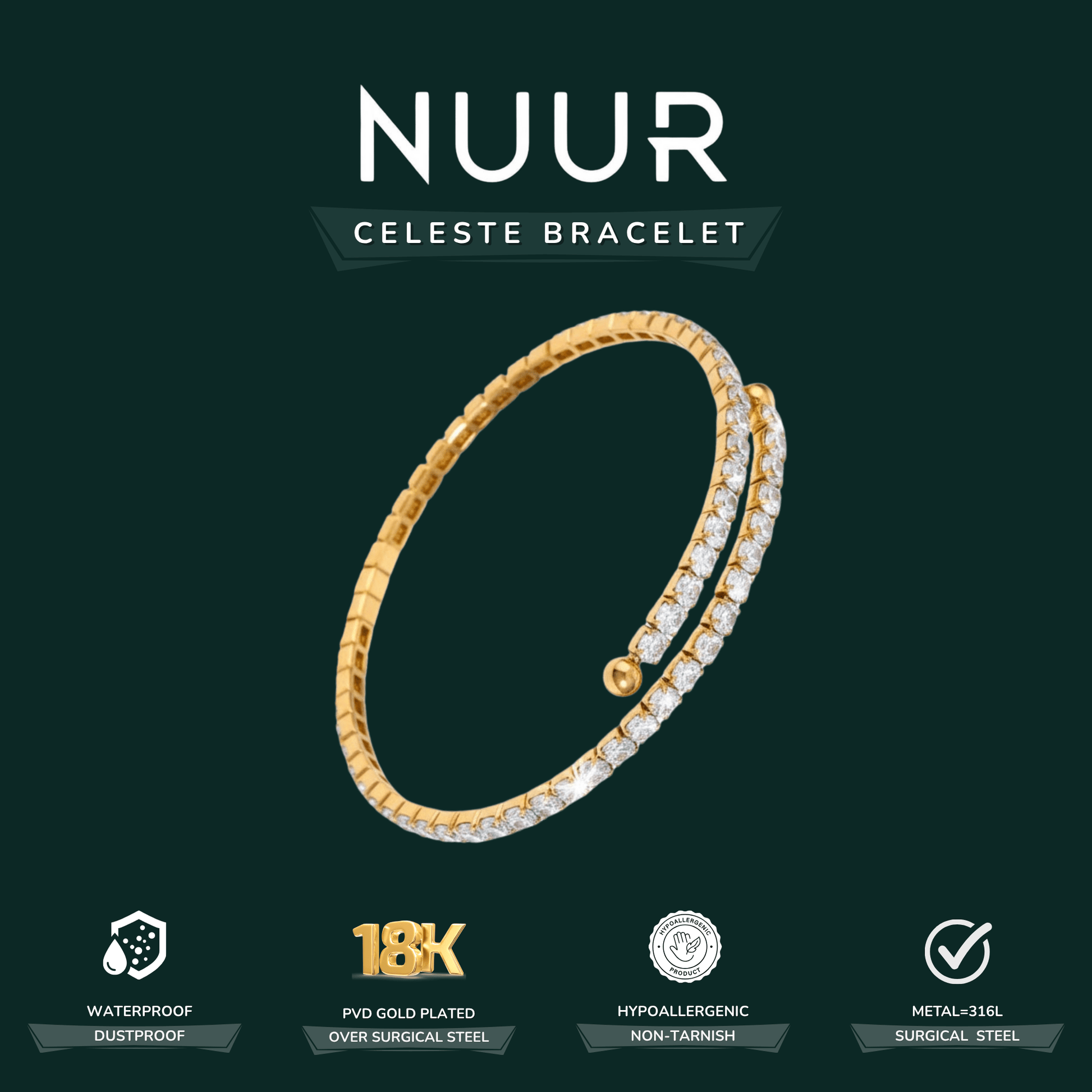 Celeste Bracelet - NUUR | South Africa | Official Store