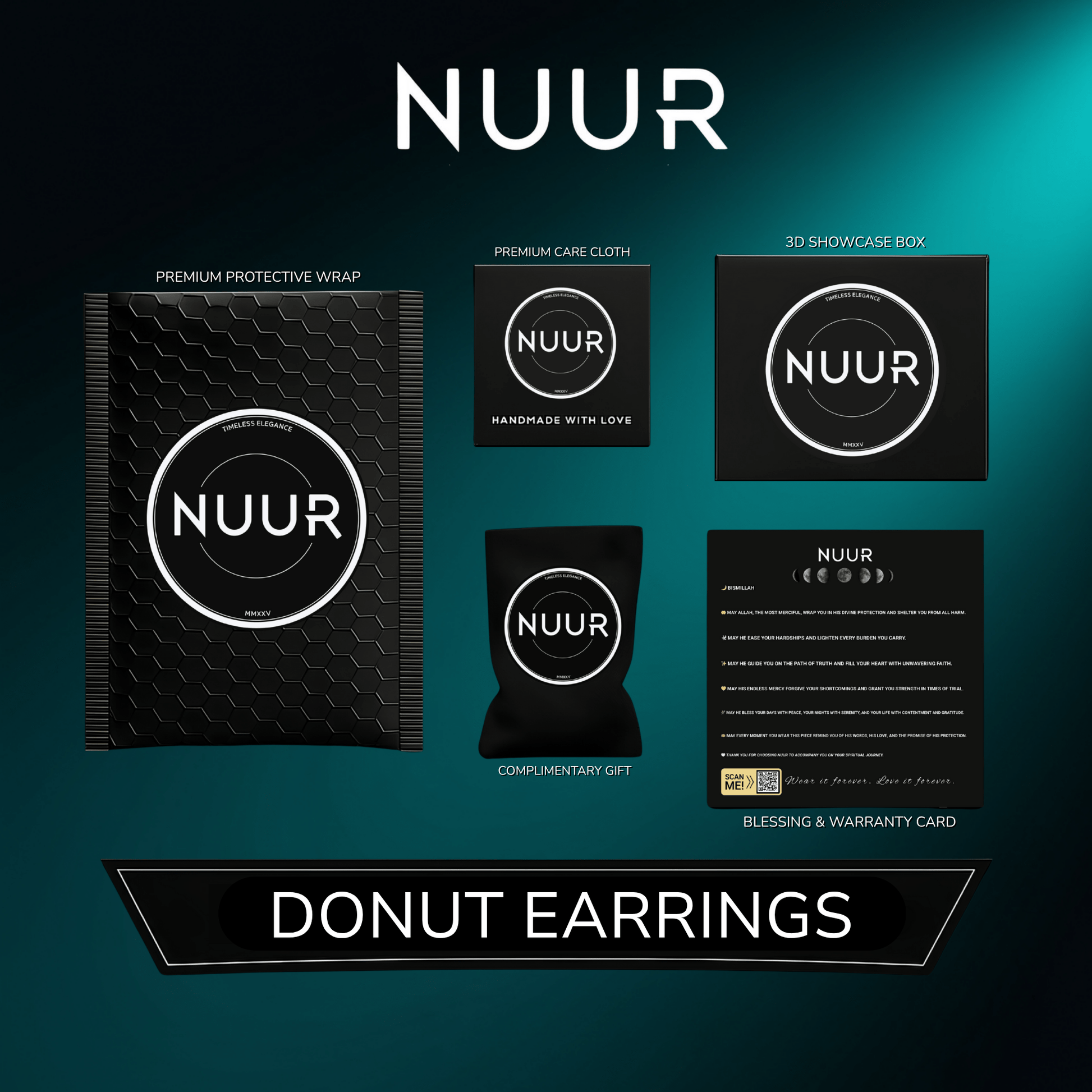 Donut Earrings - NUUR | South Africa | Official Store