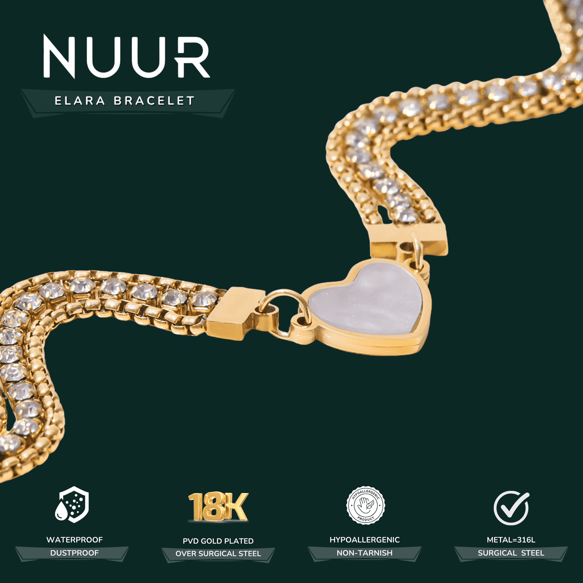 Elara Bracelet - NUUR | South Africa | Official Store