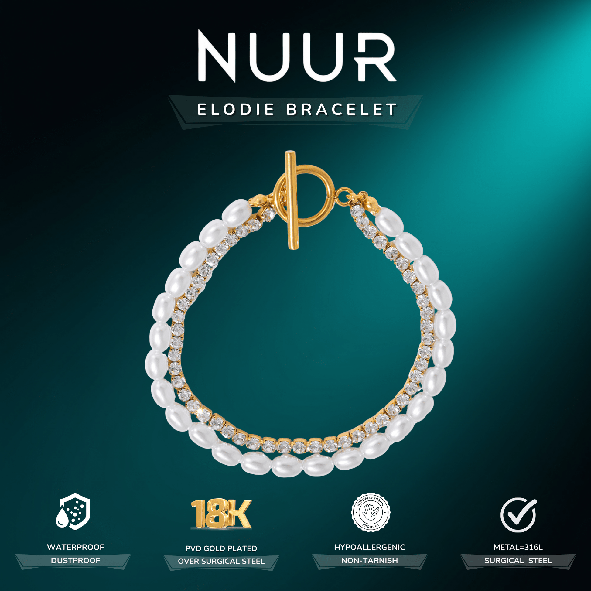 Elodie Bracelet - NUUR | South Africa | Official Store