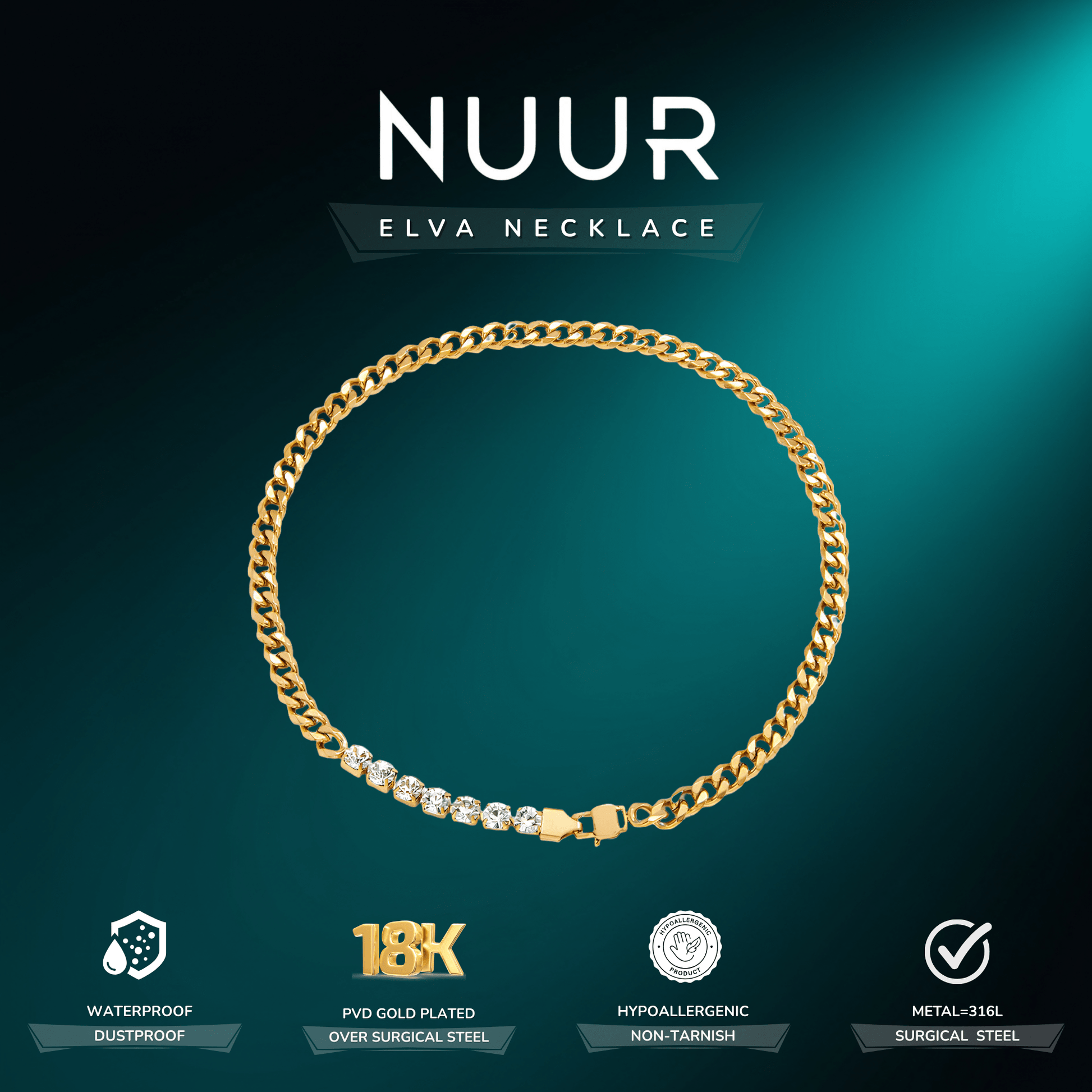Elva Necklace - NUUR | South Africa | Official Store