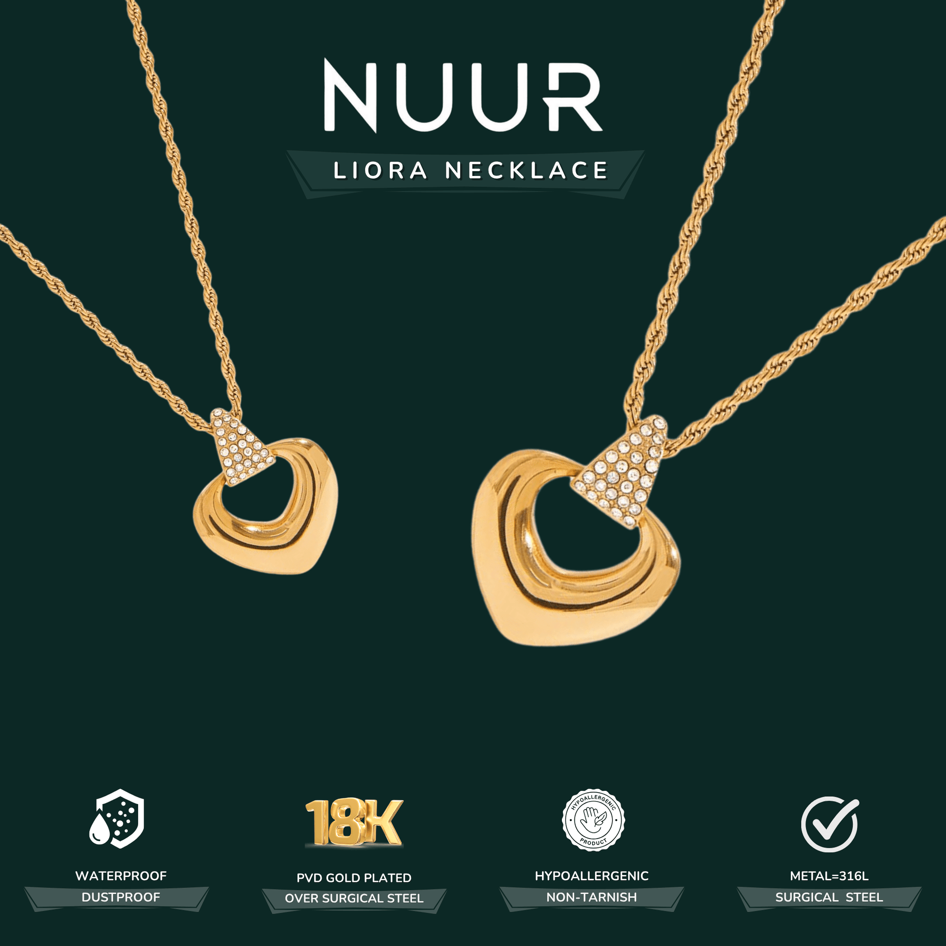 Liora Necklace - NUUR | South Africa | Official Store