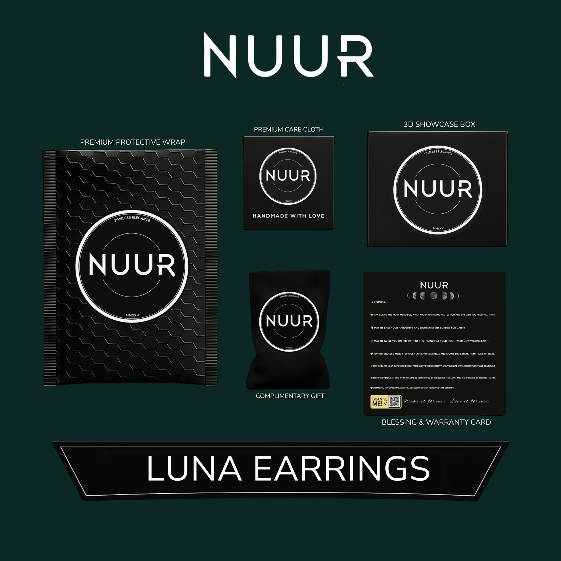Luna Earrings - NUUR | South Africa | Official Store