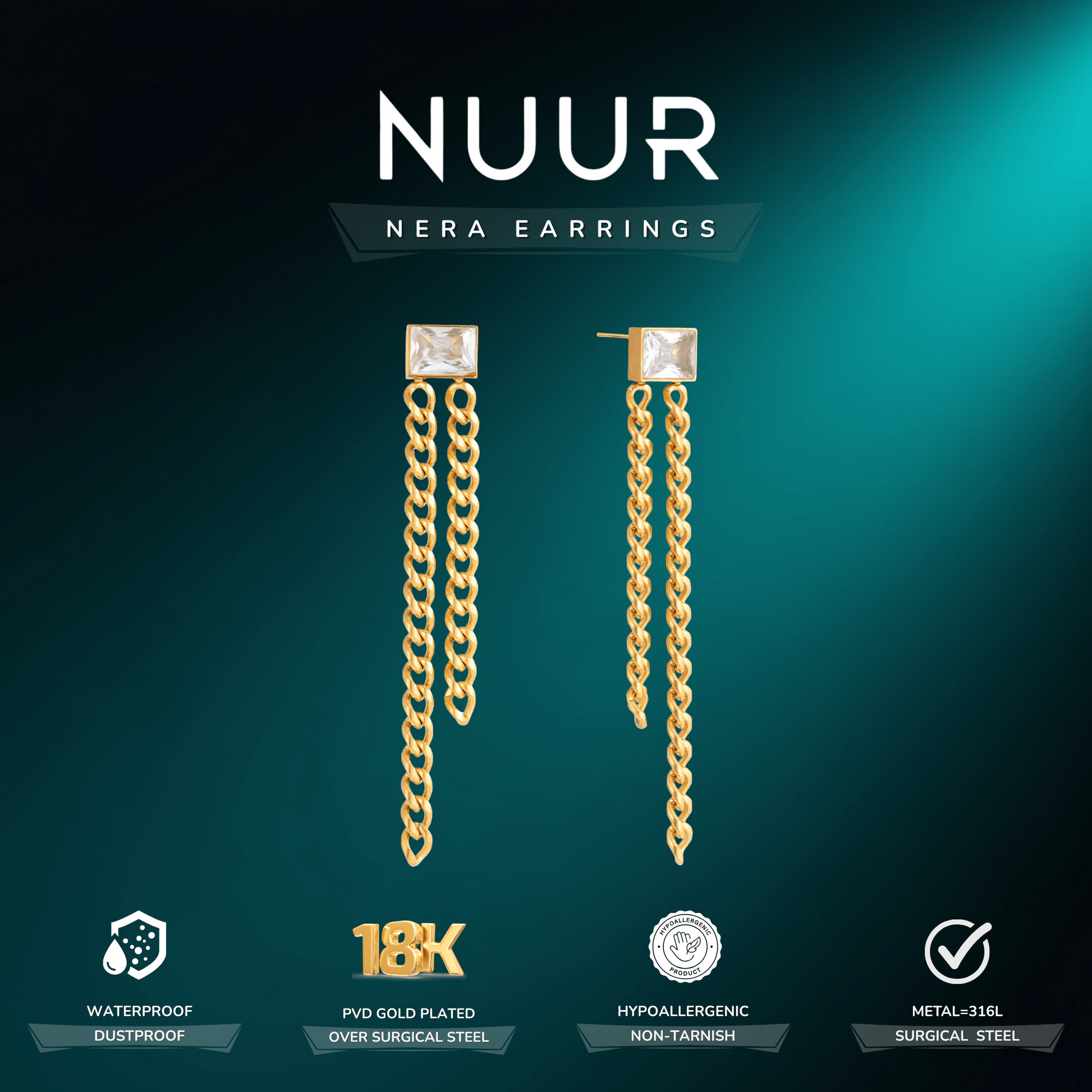 Nera Earrings - NUUR | South Africa | Official Store