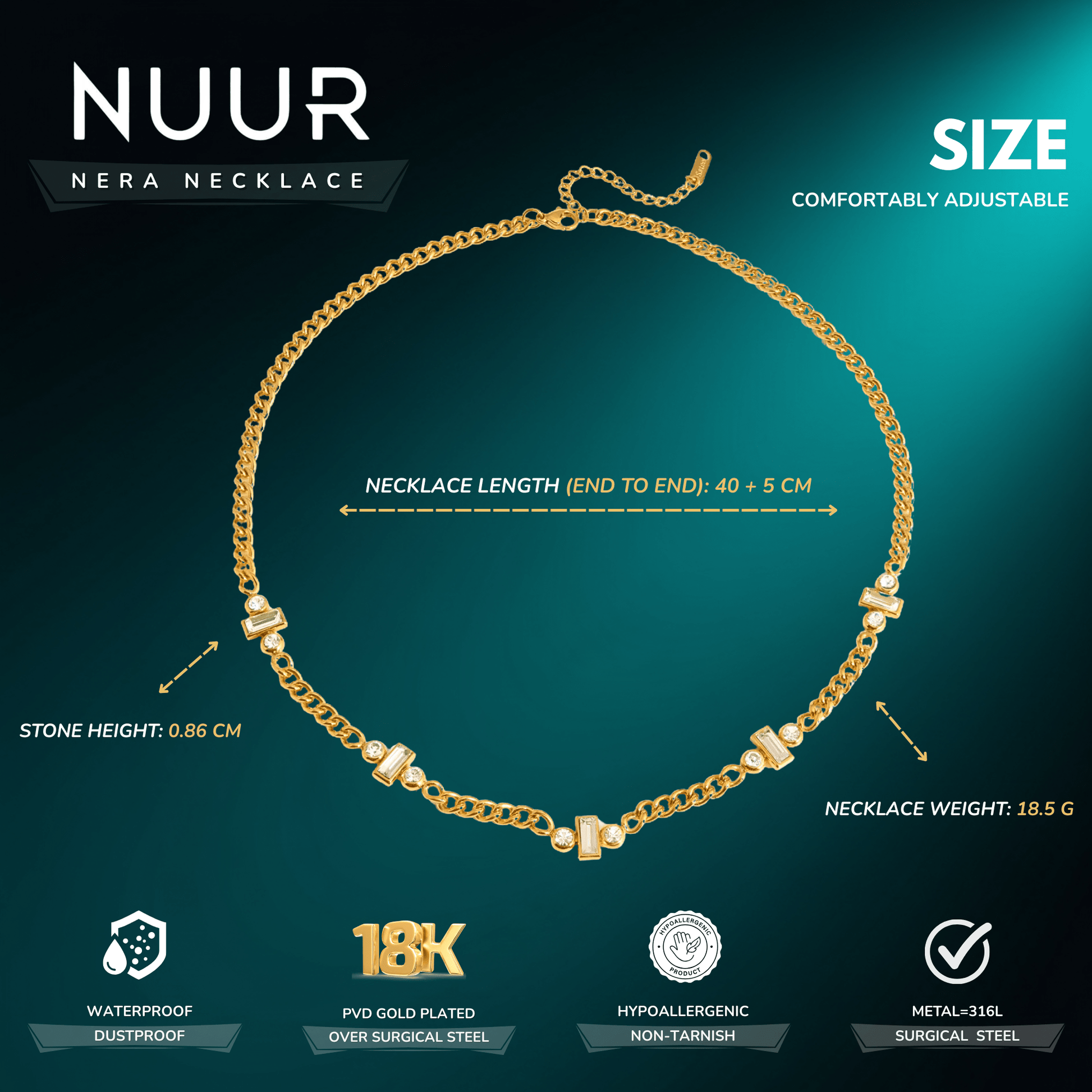 Nera Necklace - NUUR | South Africa | Official Store