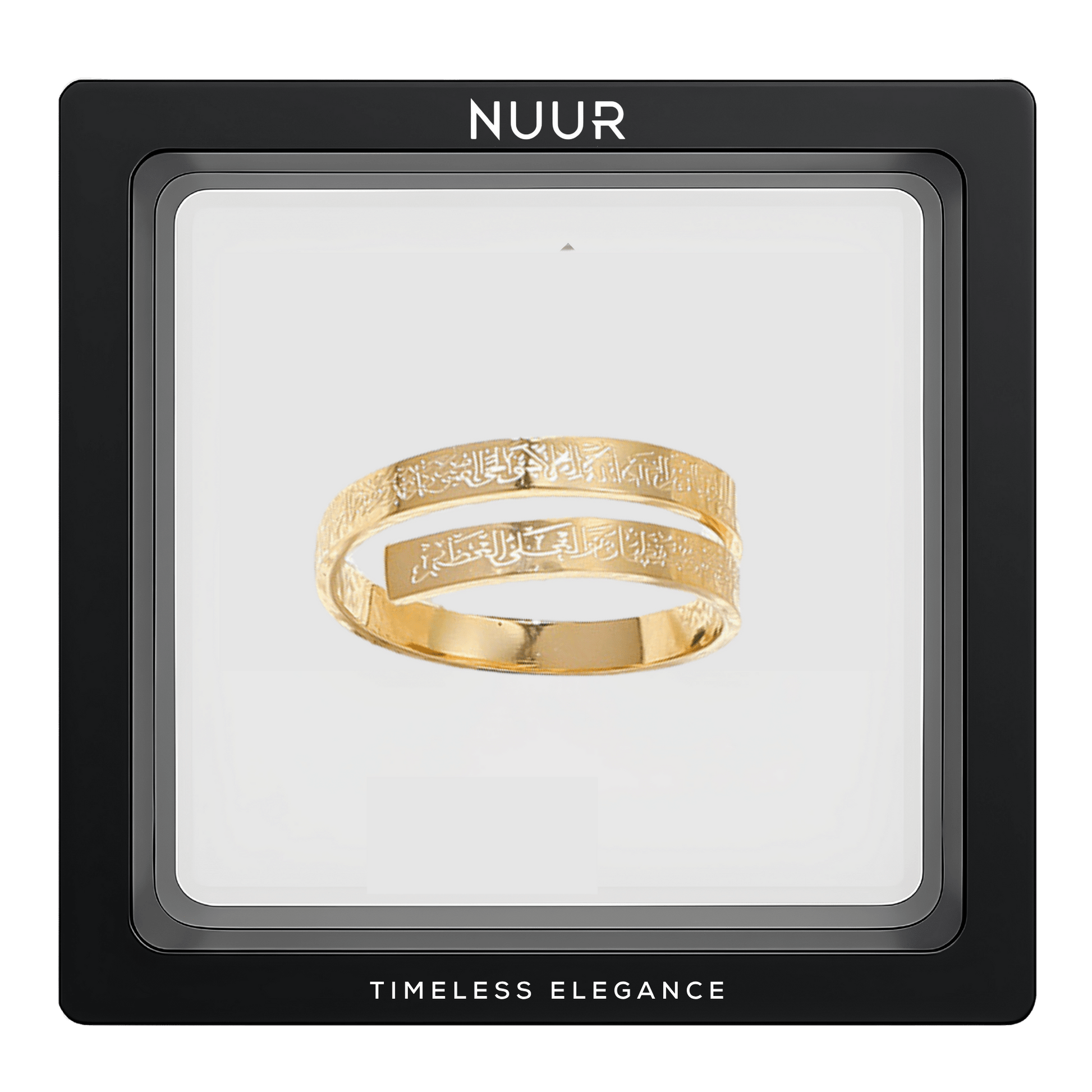 NUUR Ayatul Kursi Ring – 18K Gold Plated, Non - Tarnish | Gift - Ready Islamic Jewelry - NUUR | Islamic Jewelry