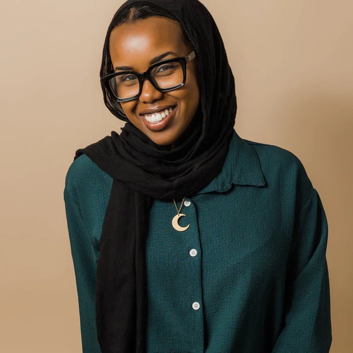 NUUR Moon Necklace – 18K Gold Plated, Non - Tarnish | Gift - Ready Islamic Jewelry - NUUR | Islamic Jewelry