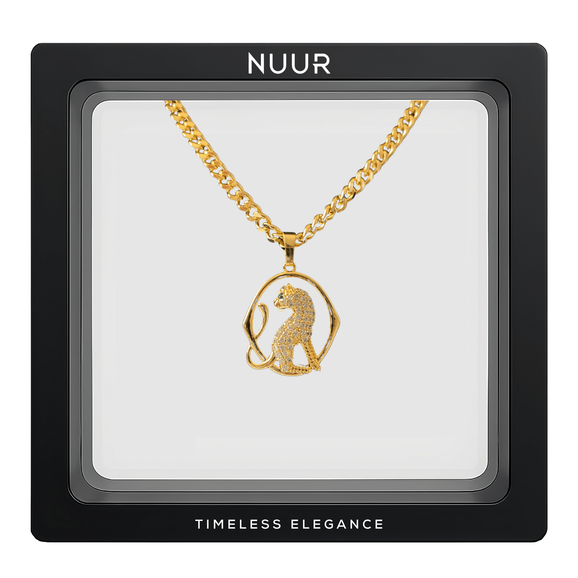 NUUR Royal Panther Necklace – 18K Gold Plated, Non - Tarnish | Gift - Ready Luxury Jewelry - NUUR | South Africa | Official Store
