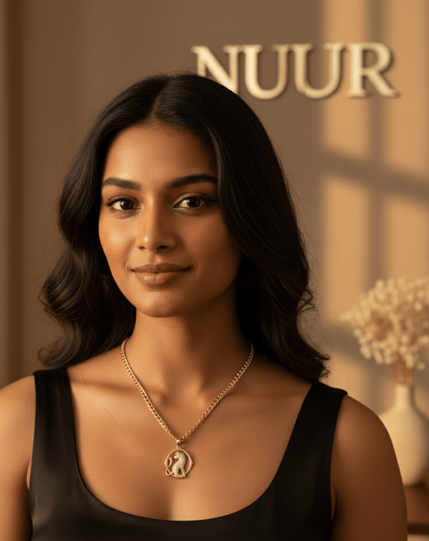 NUUR Royal Panther Necklace – 18K Gold Plated, Non - Tarnish | Gift - Ready Luxury Jewelry - NUUR | South Africa | Official Store