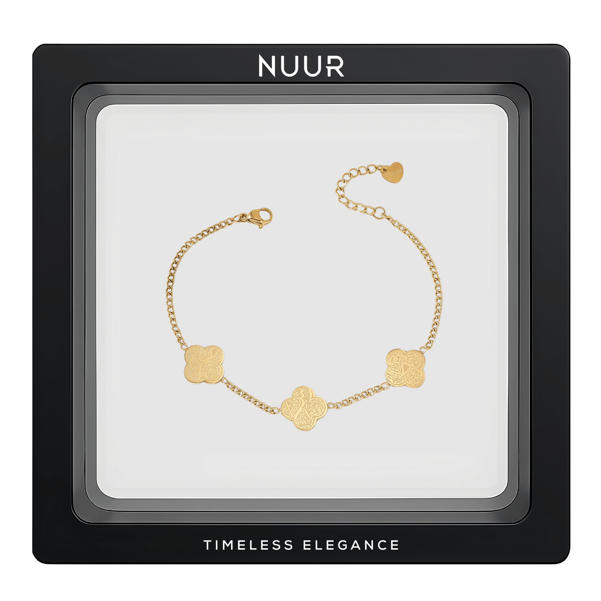 NUUR Sabr Bracelet – 18K Gold Plated, Non - Tarnish | Gift - Ready Islamic Jewelry - NUUR | Islamic Jewelry