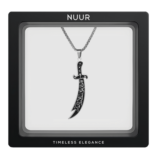 NUUR Zulfiqar Sword Necklace – Stainless Steel, Non - Tarnish | Gift - Ready Islamic Jewelry - NUUR | South Africa | Official Store
