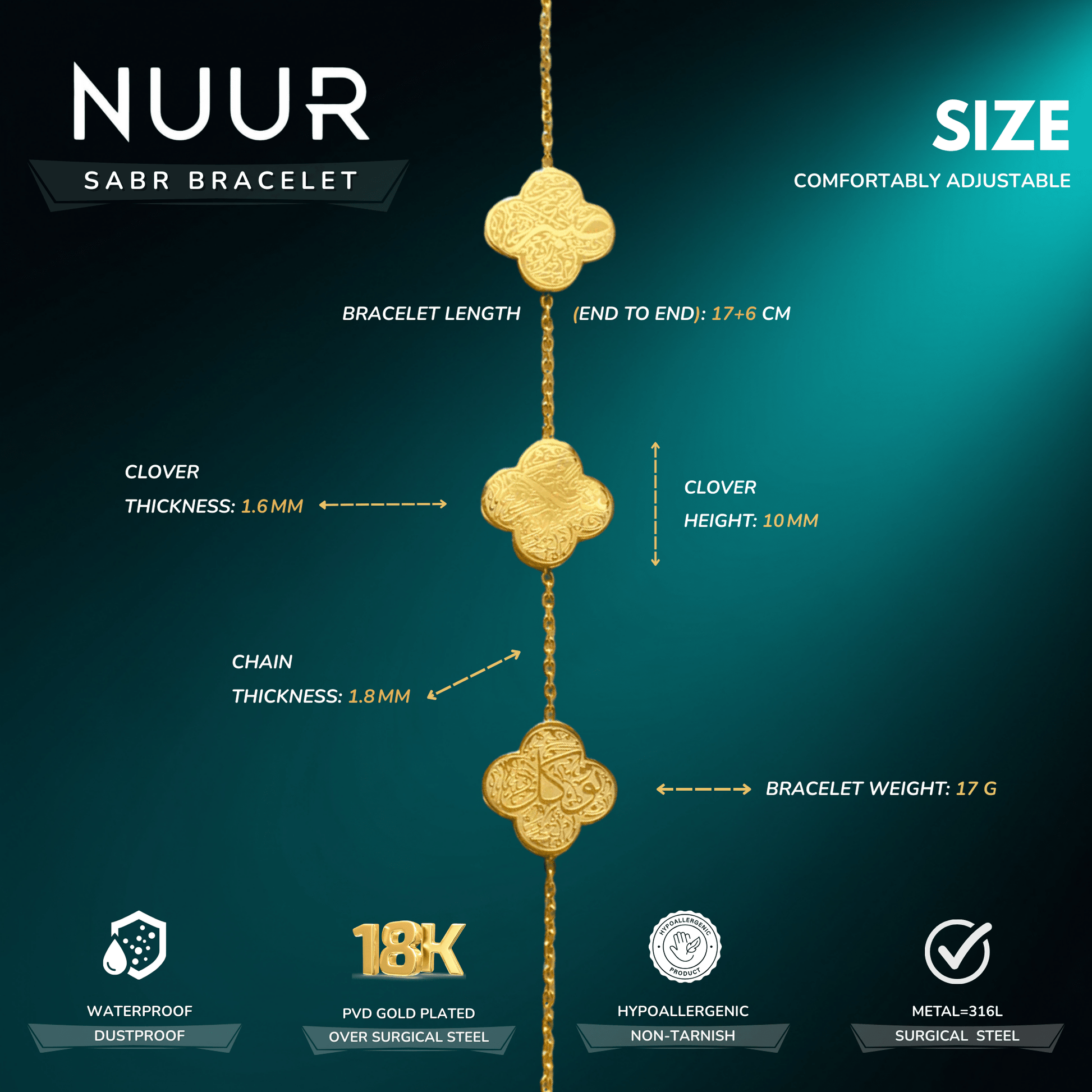 Sabr Bracelet - NUUR | South Africa | Official Store