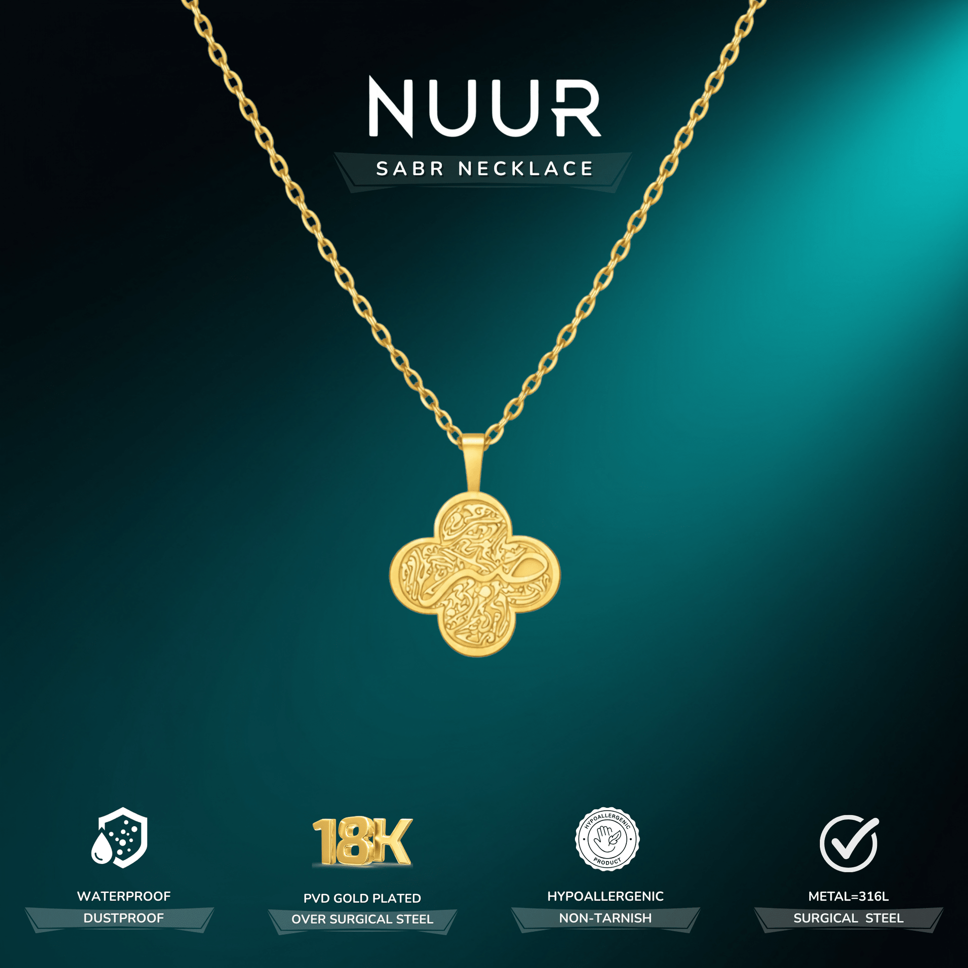 Sabr Necklace - NUUR | South Africa | Official Store