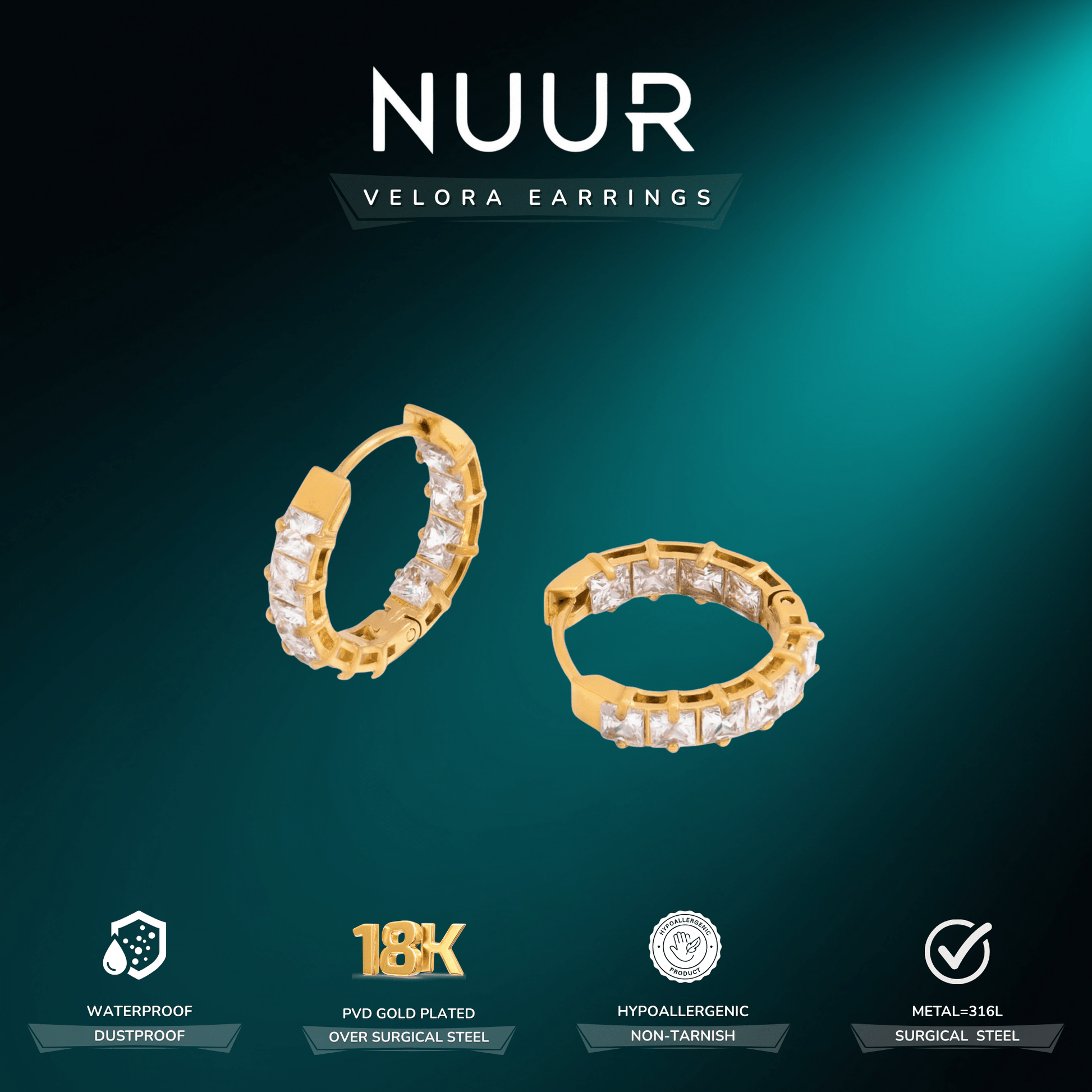 Velora Earrings - NUUR | South Africa | Official Store