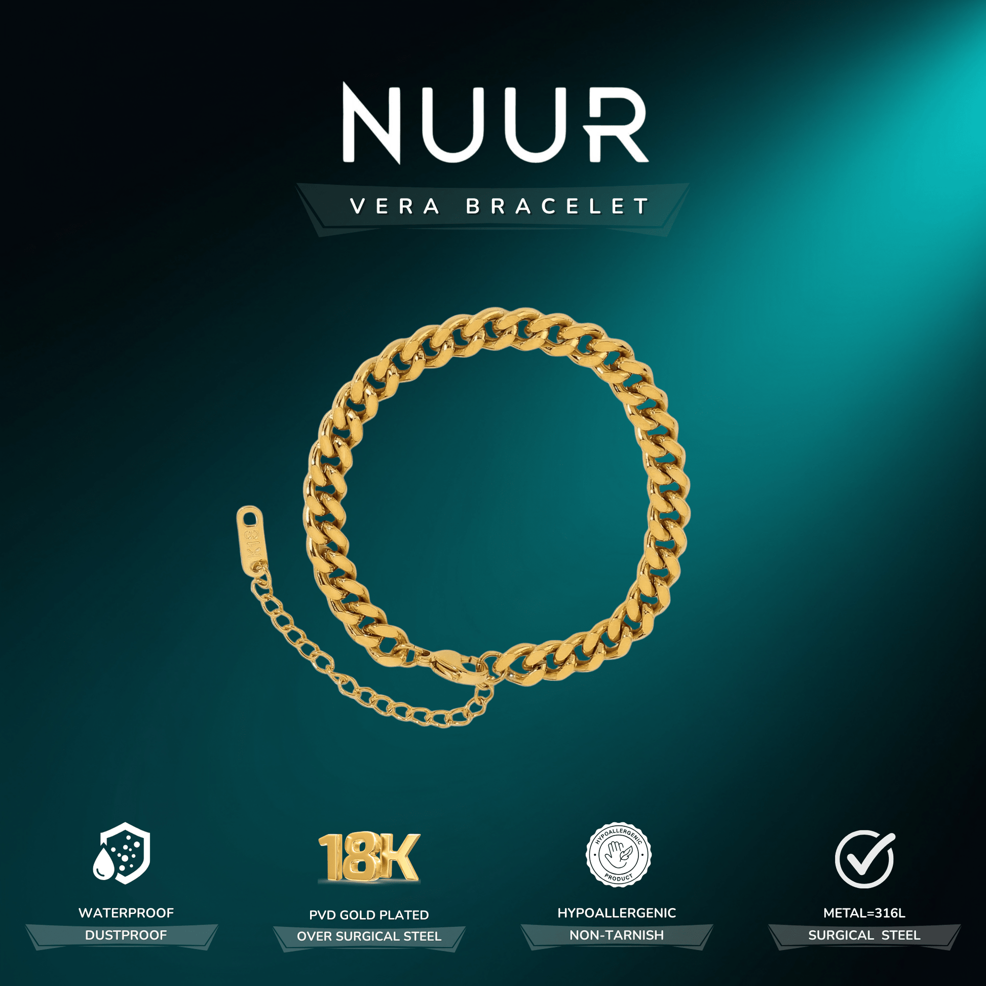 Vera Bracelet - NUUR | South Africa | Official Store